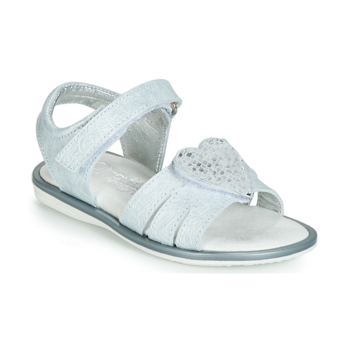 Sandali bambini ragazza Citrouille et Compagnie JAFILOUTE Grigio