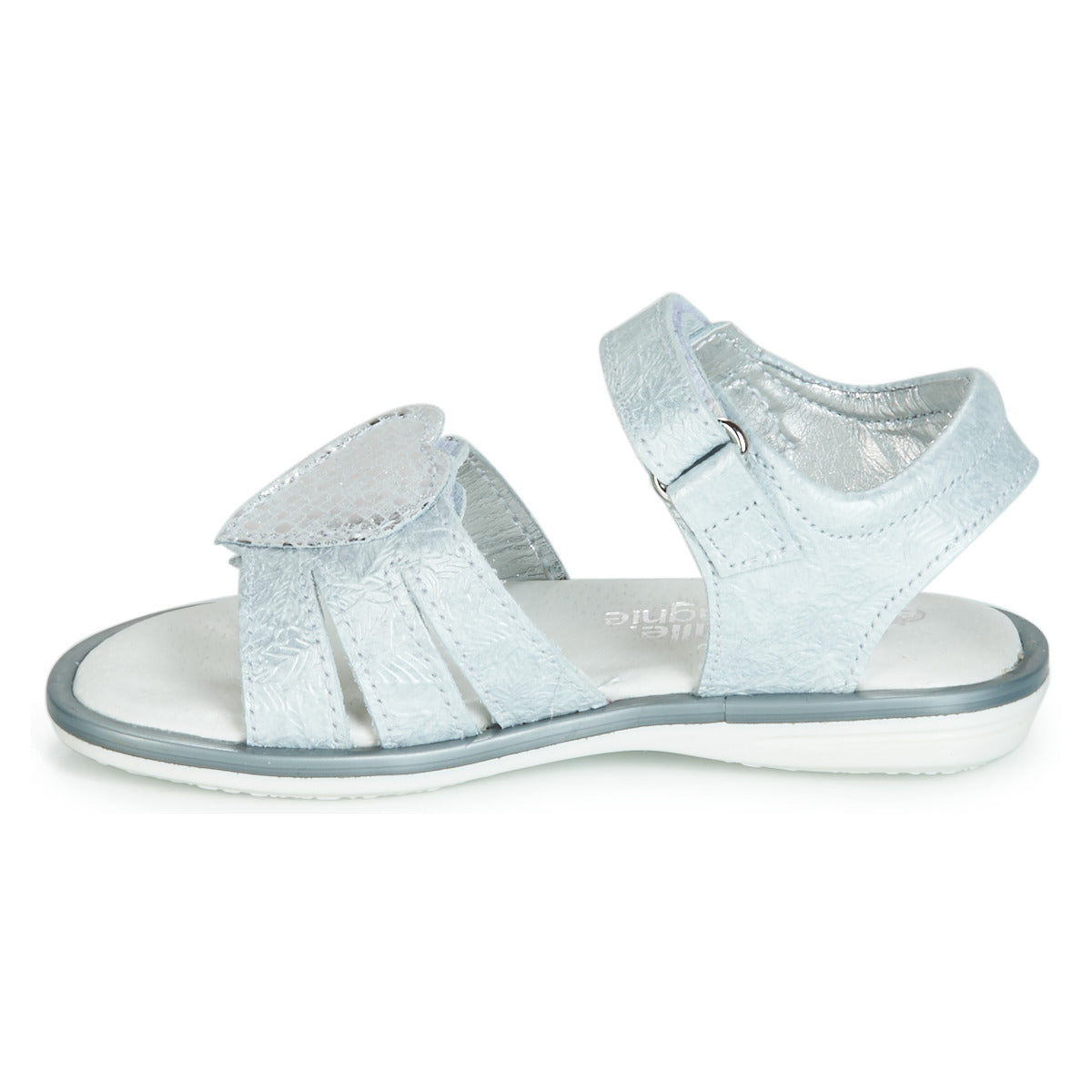 Sandali bambini ragazza Citrouille et Compagnie JAFILOUTE Grigio