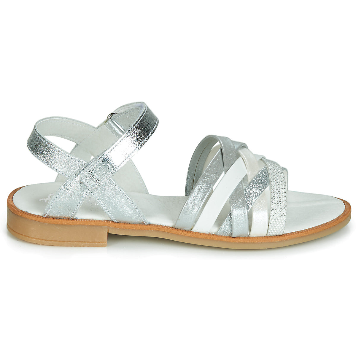 Sandali bambini ragazza Citrouille et Compagnie JARILOU Argento