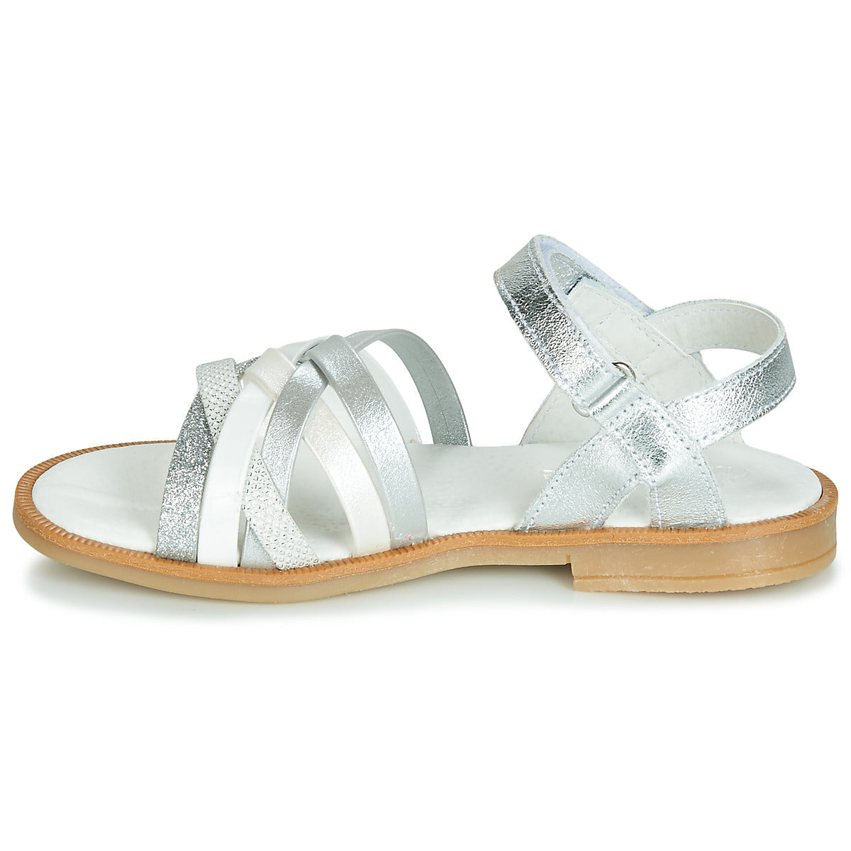 Sandali bambini ragazza Citrouille et Compagnie JARILOU Argento