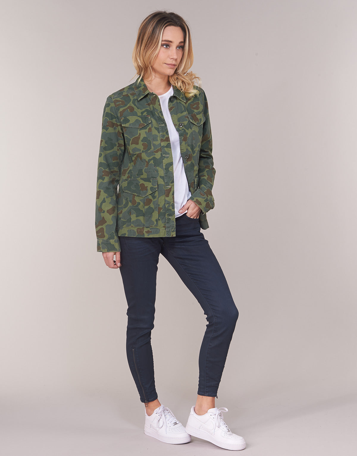 Jeans skynny Donna G-Star Raw LYNN ZIP MID SKINNY ANKLE Blu