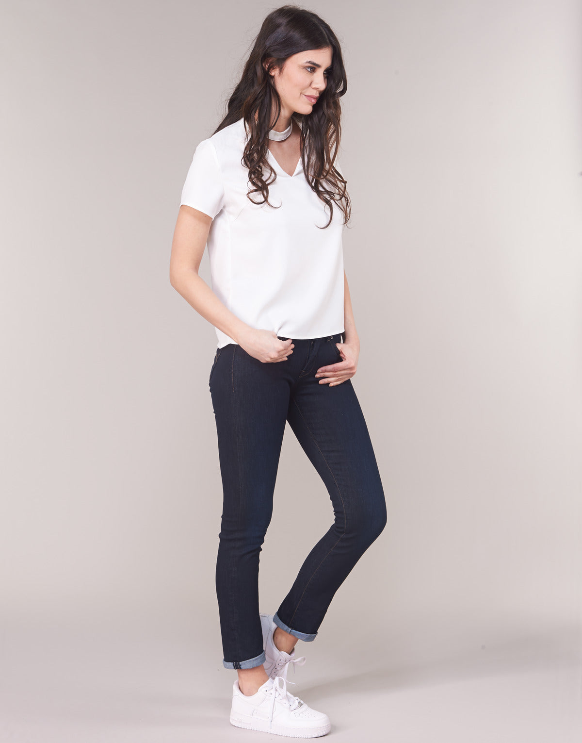 Jeans Donna G-Star Raw MIDGE SADDLE MID STRAIGHT Blu