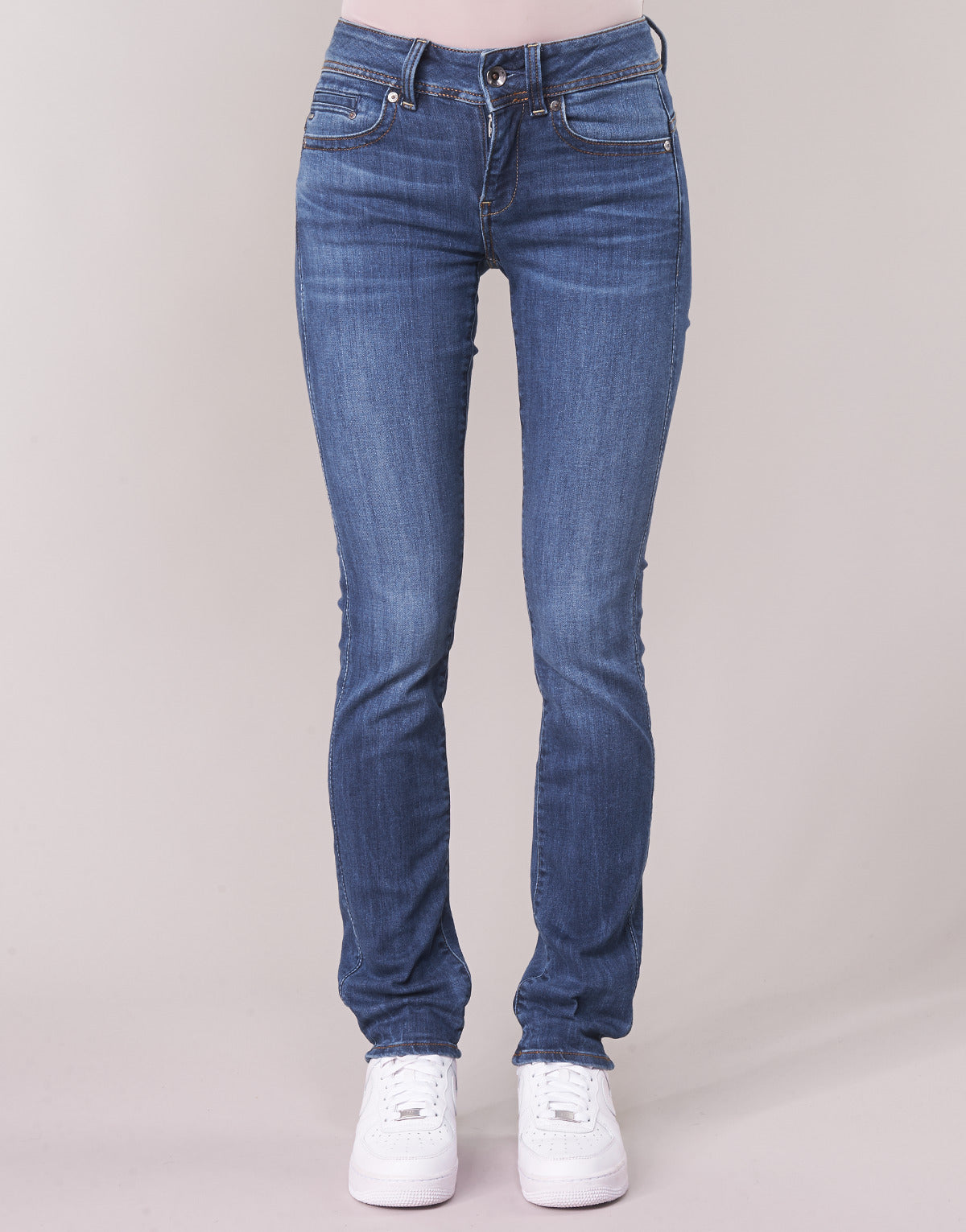 Jeans Donna G-Star Raw MIDGE SADDLE MID STRAIGHT Blu