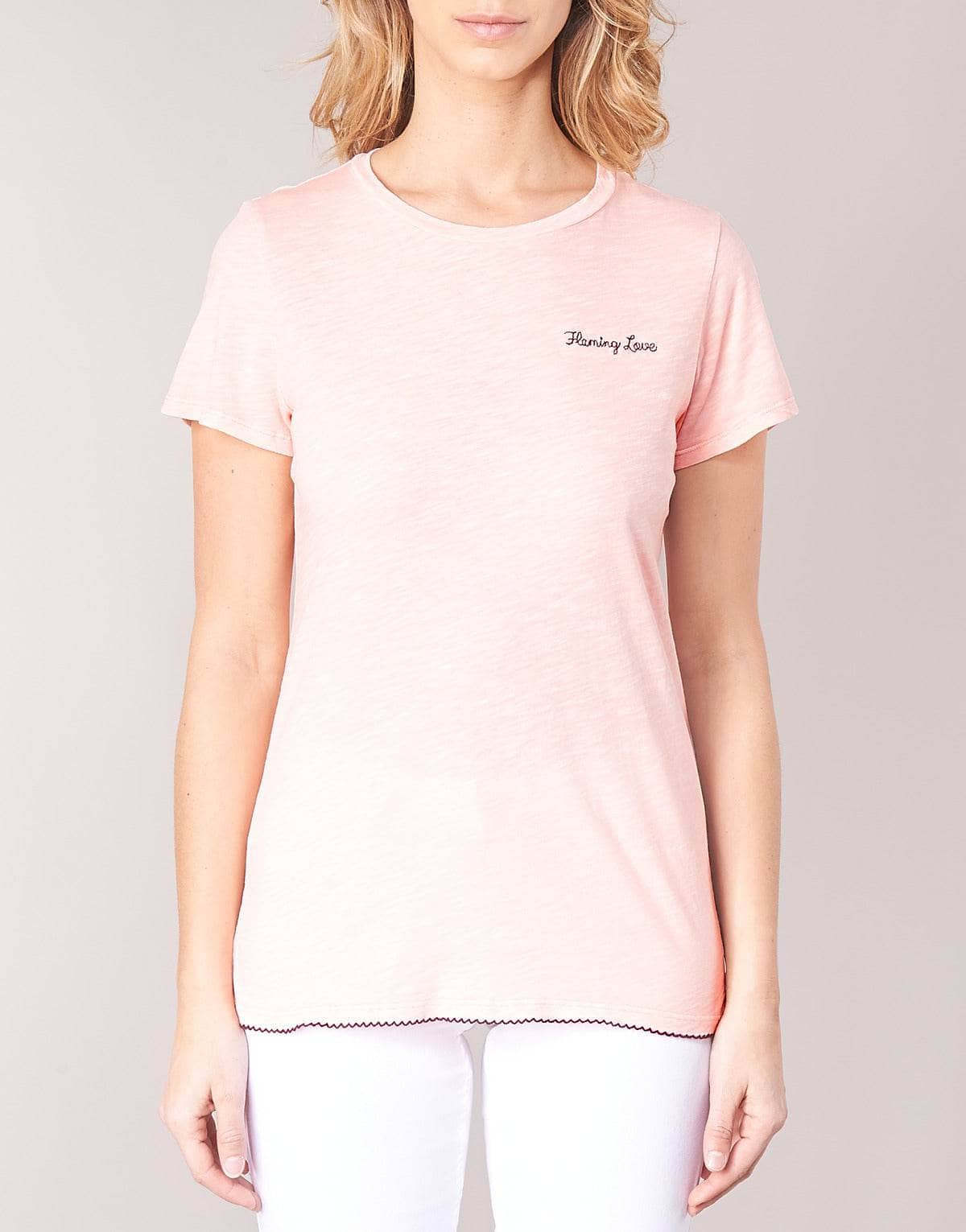 T-shirt Donna Maison Scotch SS T-SHIRT Rosa
