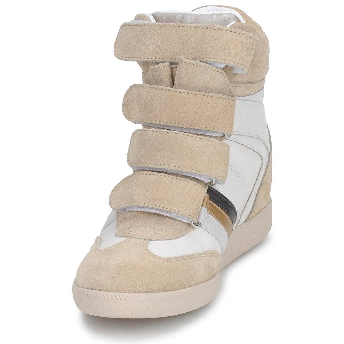Sneakers alte Donna Serafini MANATHAN SCRATCH Bianco