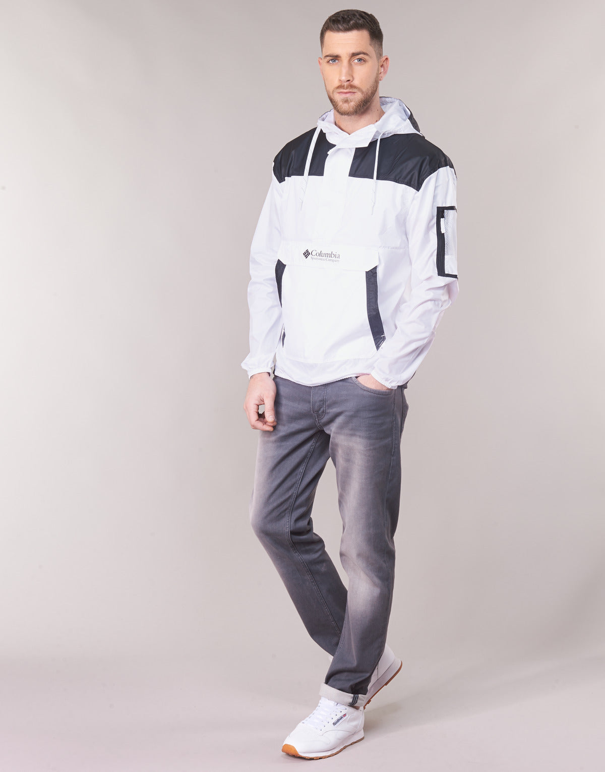 giacca a vento Uomo Columbia CHALLENGER WINDBREAKER Bianco