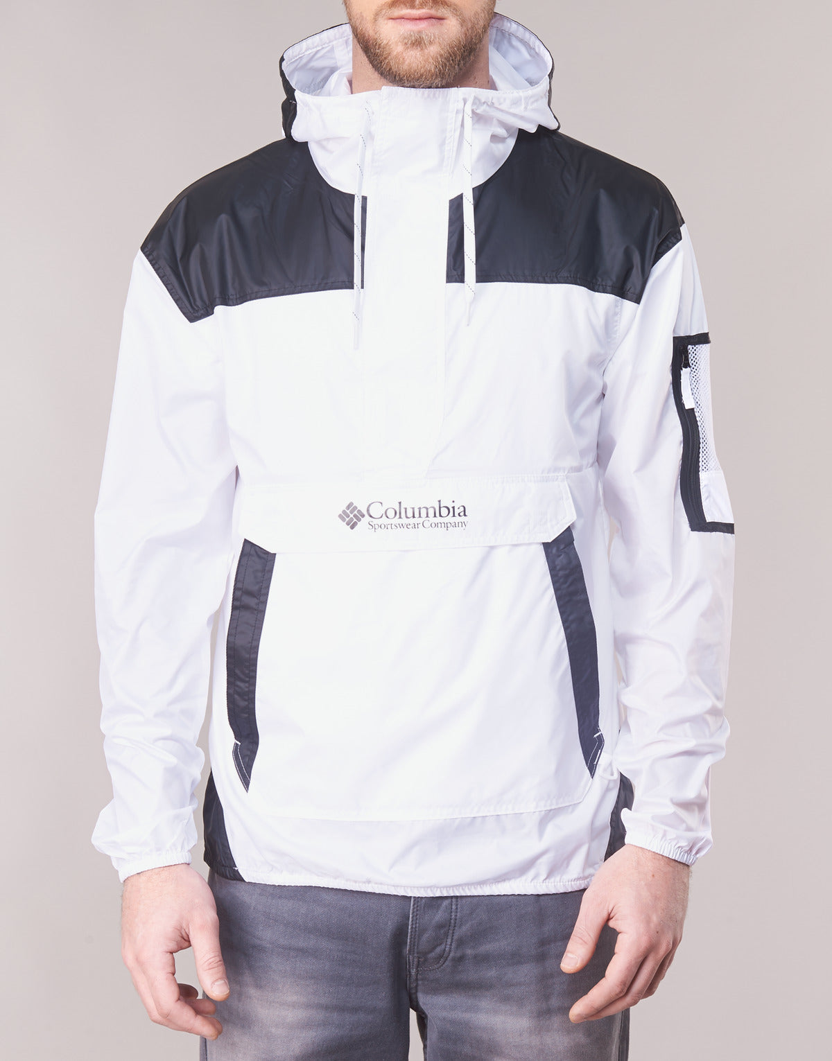 giacca a vento Uomo Columbia CHALLENGER WINDBREAKER Bianco