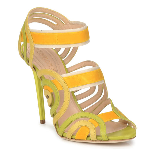 Sandali Donna Roberto Cavalli RPS691 Giallo