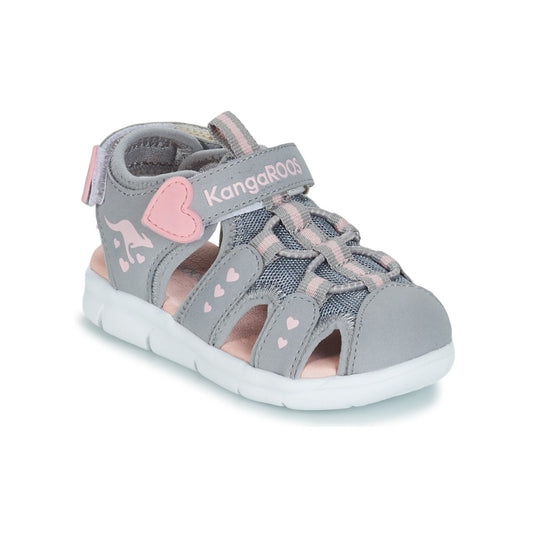 Sandali bambini ragazza Kangaroos K-Mini Grigio