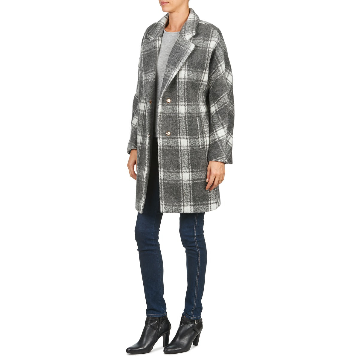 Mantella Donna Yumi EHIME Grigio