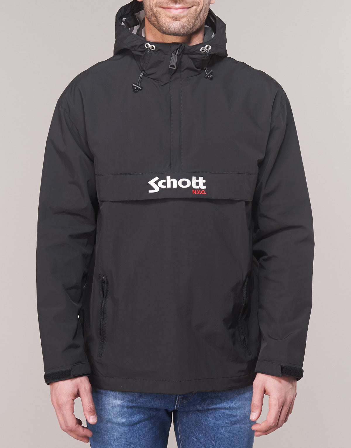 Giubbotto Uomo Schott PIKES 1 Nero