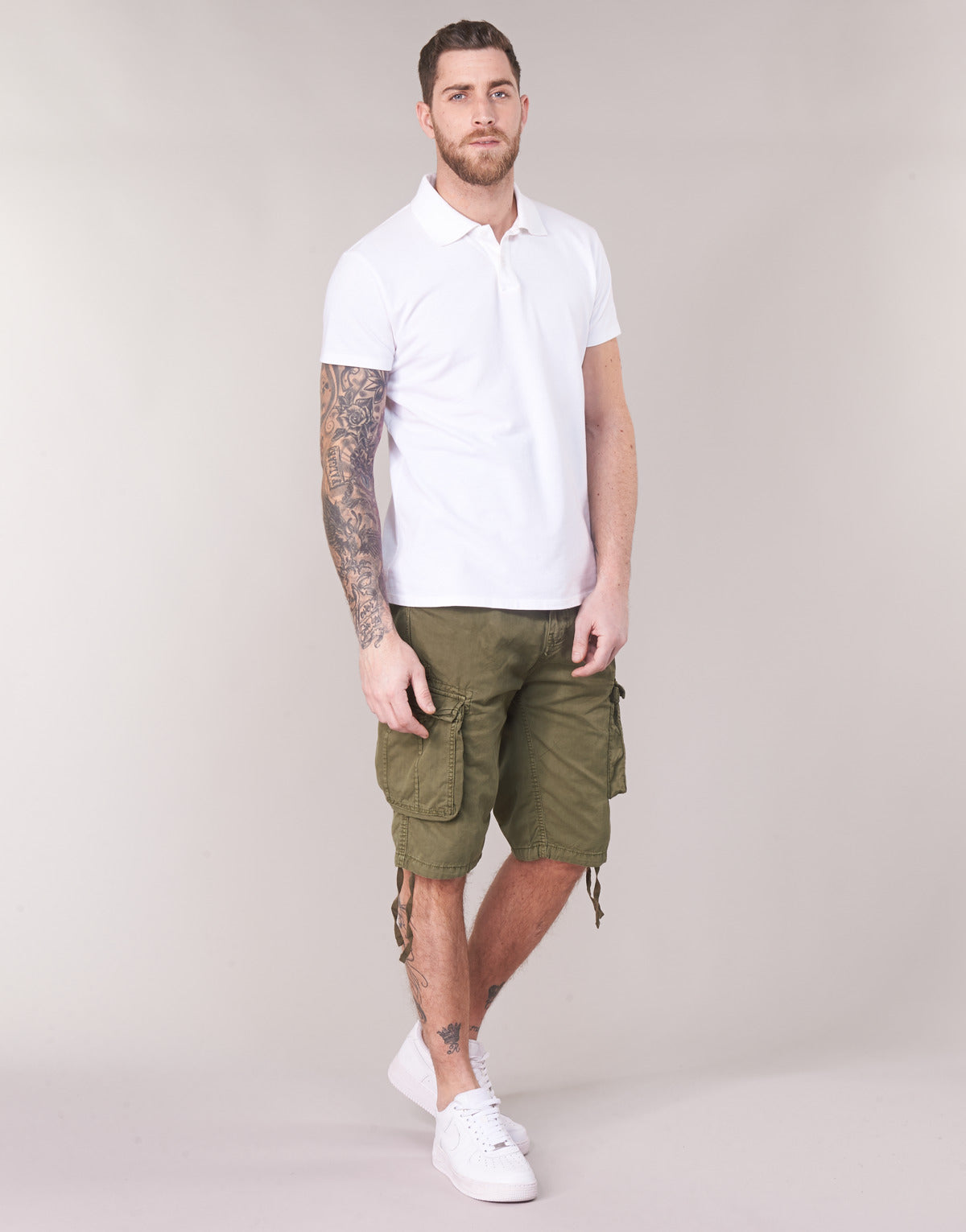 Pantaloni corti Uomo Schott TR RANGER Kaki