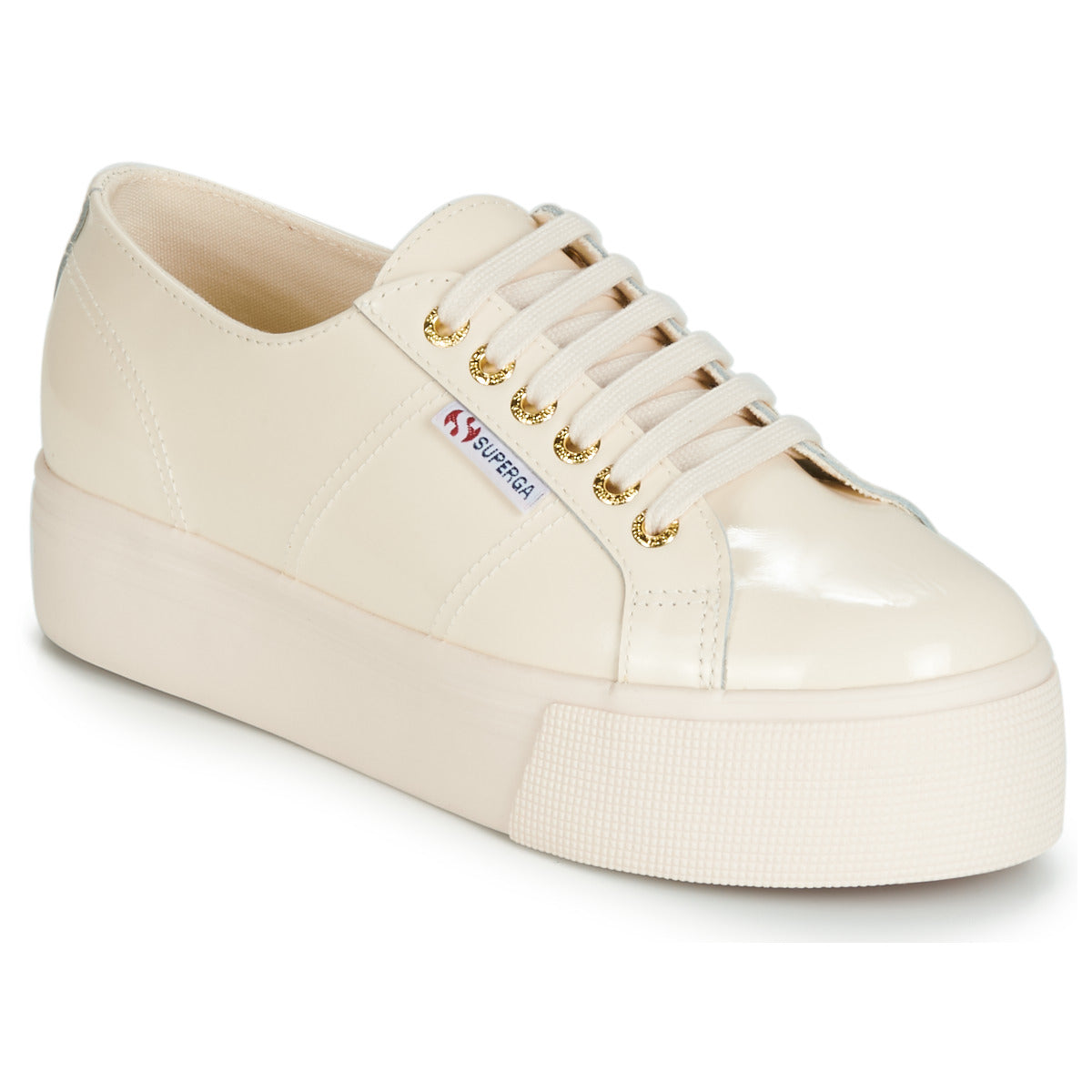 Sneakers basse Donna Superga  2790 LEAPATENT  Beige