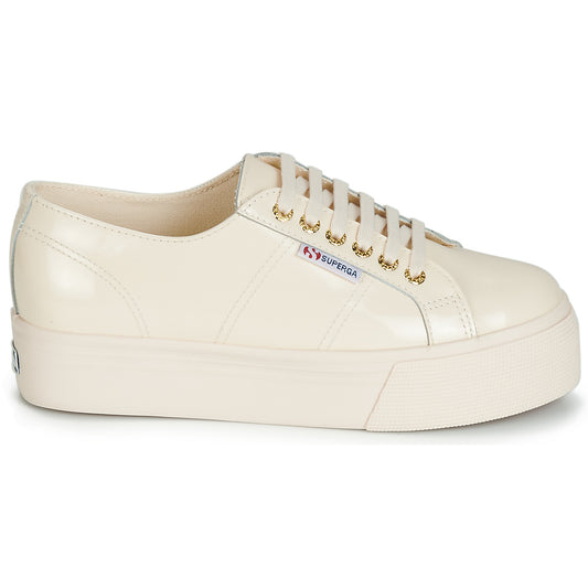 Sneakers basse Donna Superga  2790 LEAPATENT  Beige