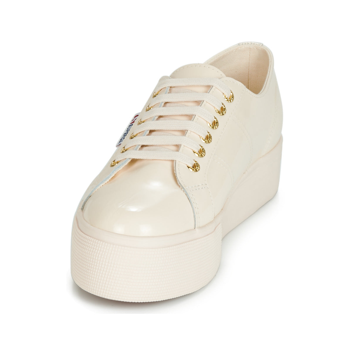 Sneakers basse Donna Superga  2790 LEAPATENT  Beige