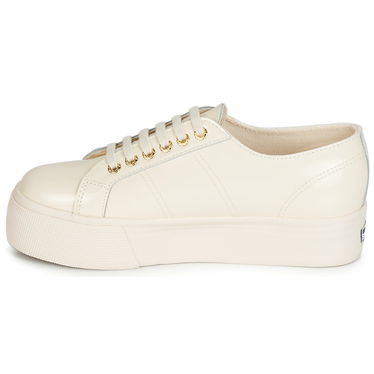 Sneakers basse Donna Superga  2790 LEAPATENT  Beige