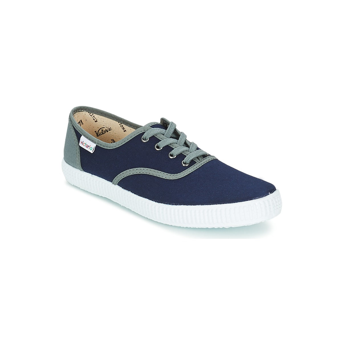Sneakers Uomo Victoria INGLESA LONA DETALL CONTRAS Blu