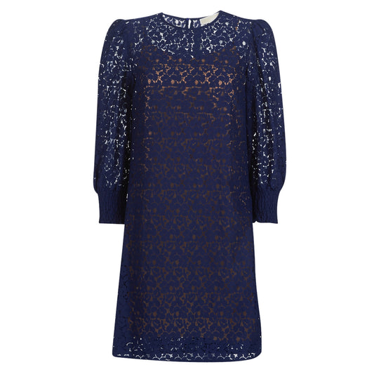Abito corto Donna MICHAEL Michael Kors BLOUSON SLV LACE DRS Blu
