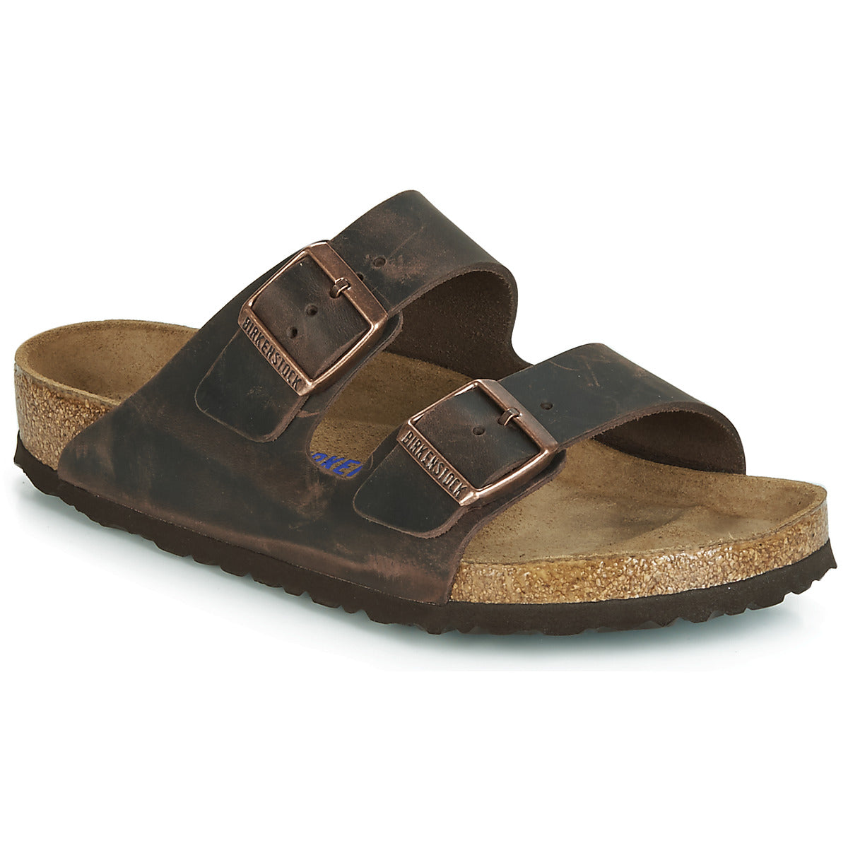 Scarpe Uomo BIRKENSTOCK Arizona Soft Footbed Marrone