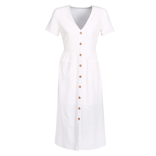 Abito lungo Donna Betty London KIGAGE Bianco