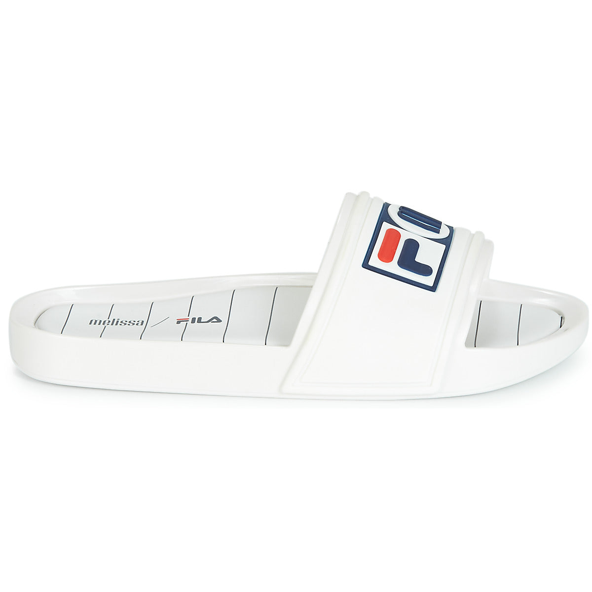 ciabatte Donna Melissa SLIDE + FILA Bianco