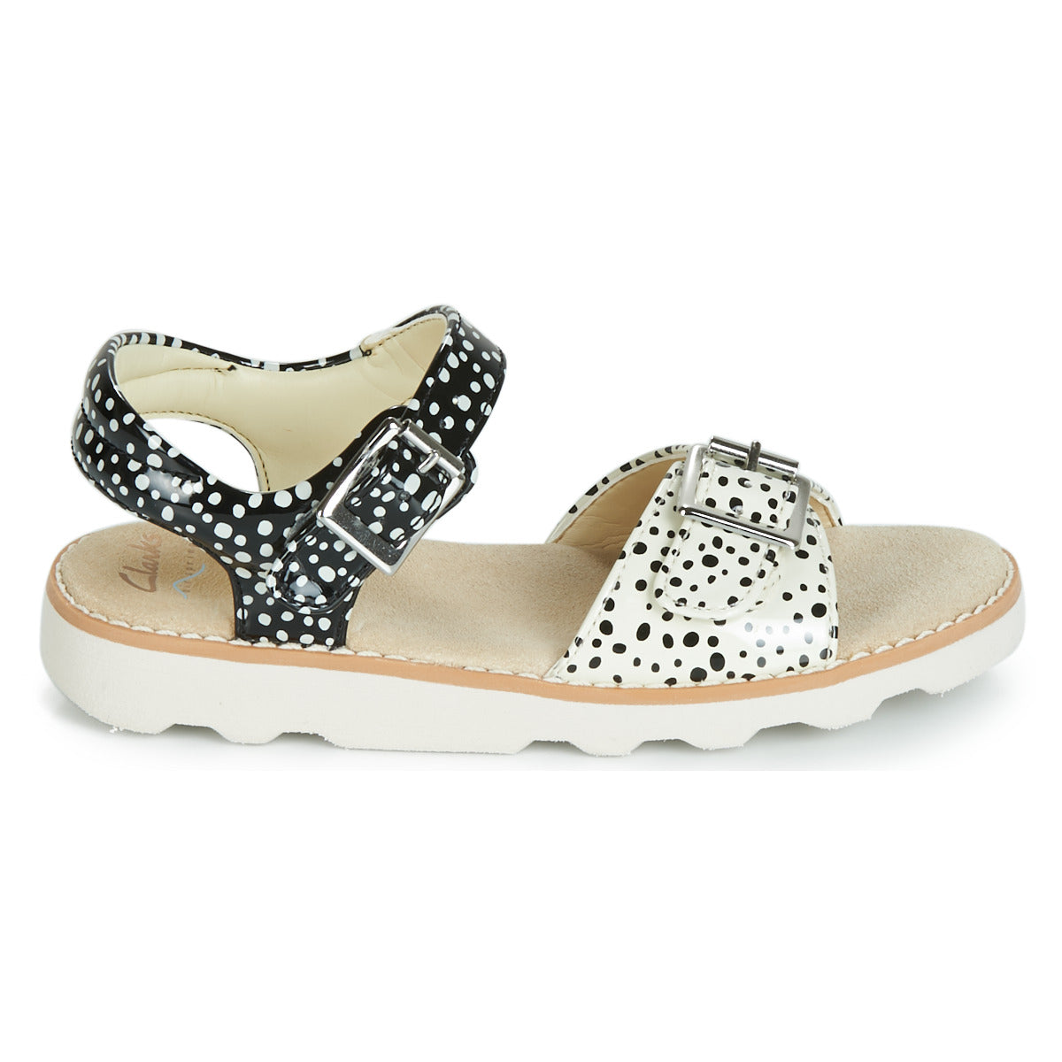 Sandali bambini ragazza Clarks Crown Bloom T Nero