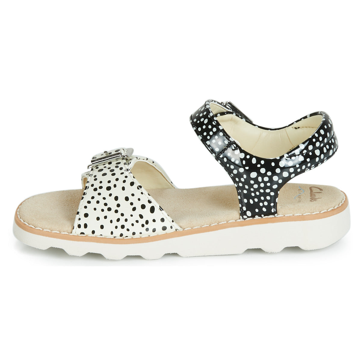 Sandali bambini ragazza Clarks Crown Bloom T Nero