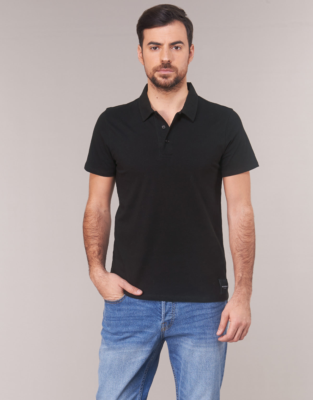 Polo Uomo Marciano S/S POLO Nero