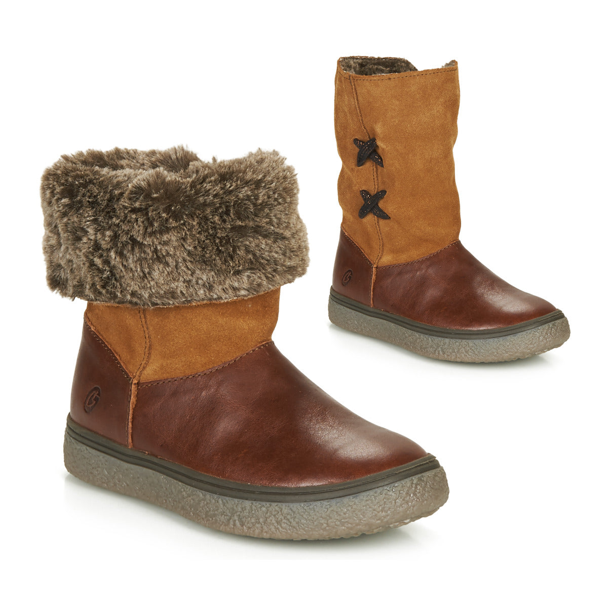 Stivaletti bambini ragazza GBB OLINETTE Marrone