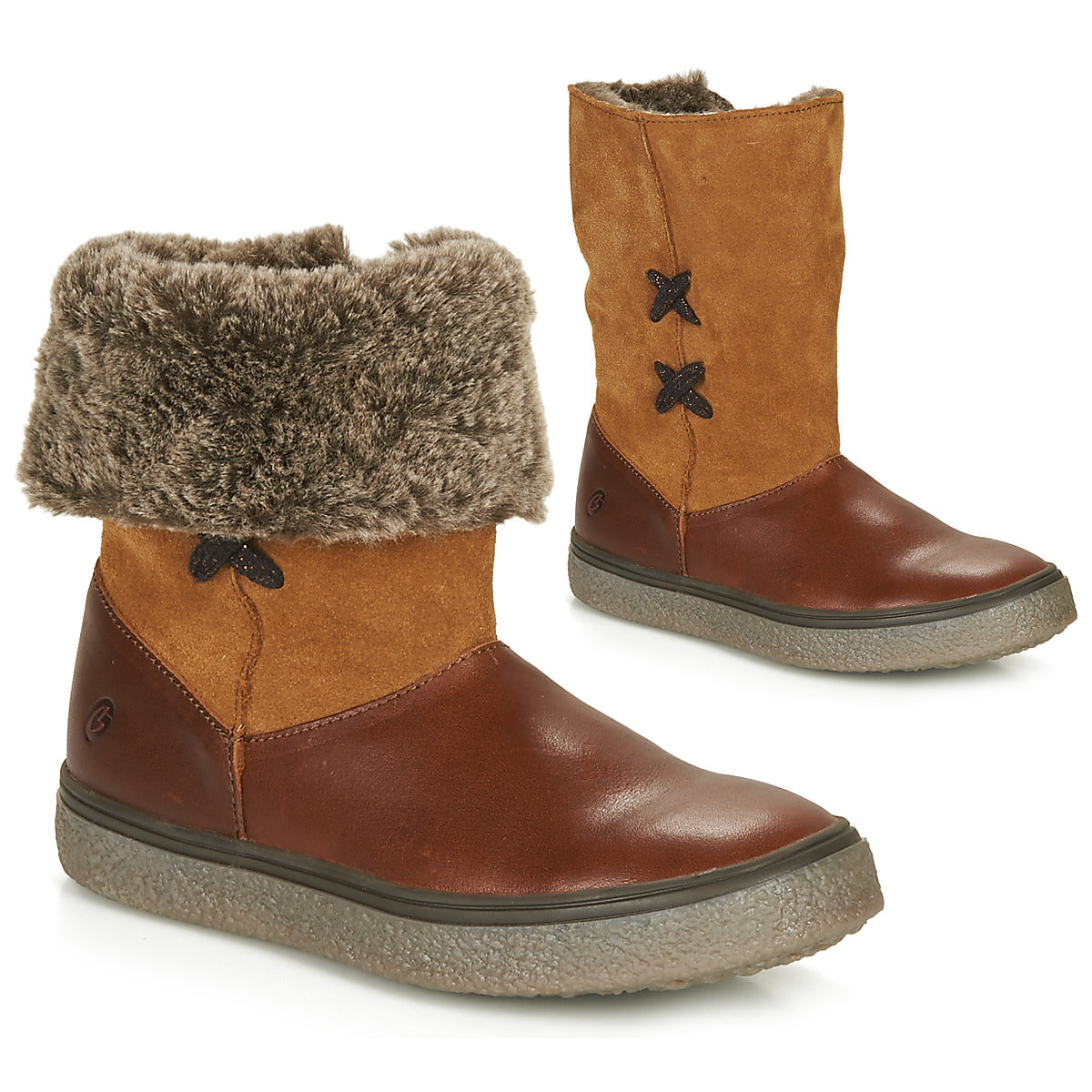 Stivaletti bambini ragazza GBB OLINETTE Marrone