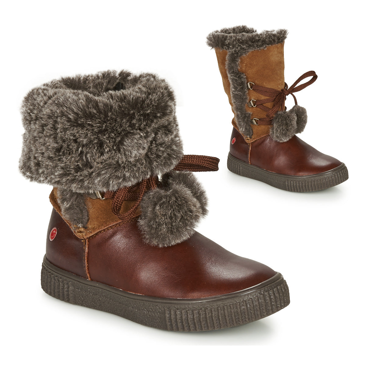 Stivaletti bambini ragazza GBB NOUSTIK Marrone