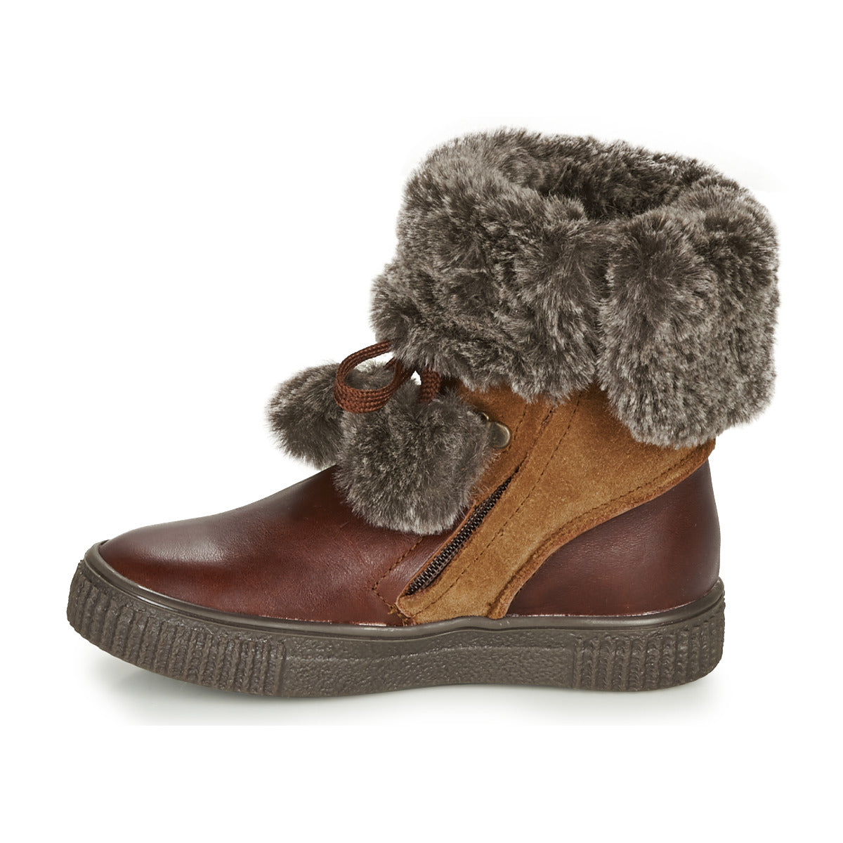 Stivaletti bambini ragazza GBB NOUSTIK Marrone