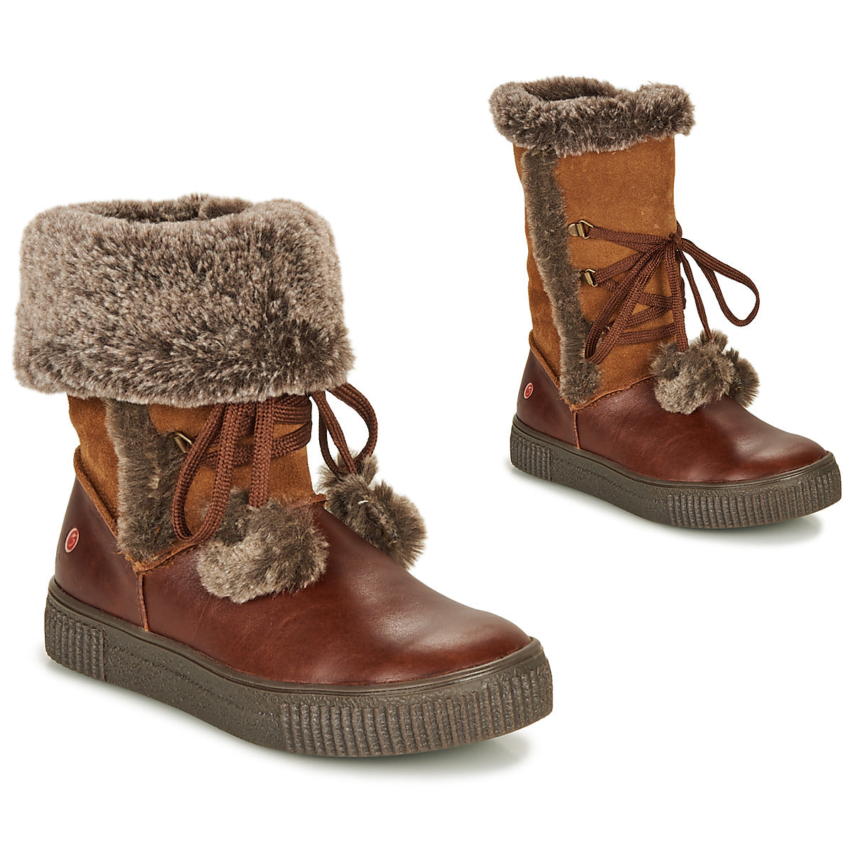 Stivaletti bambini ragazza GBB NOUSTIK Marrone