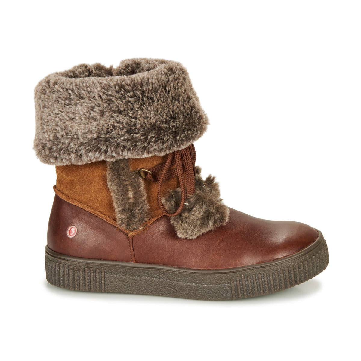 Stivaletti bambini ragazza GBB NOUSTIK Marrone