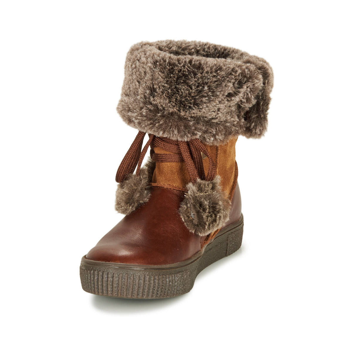 Stivaletti bambini ragazza GBB NOUSTIK Marrone