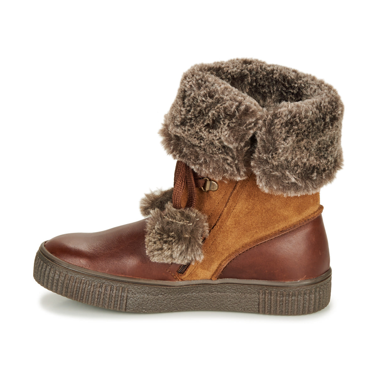 Stivaletti bambini ragazza GBB NOUSTIK Marrone