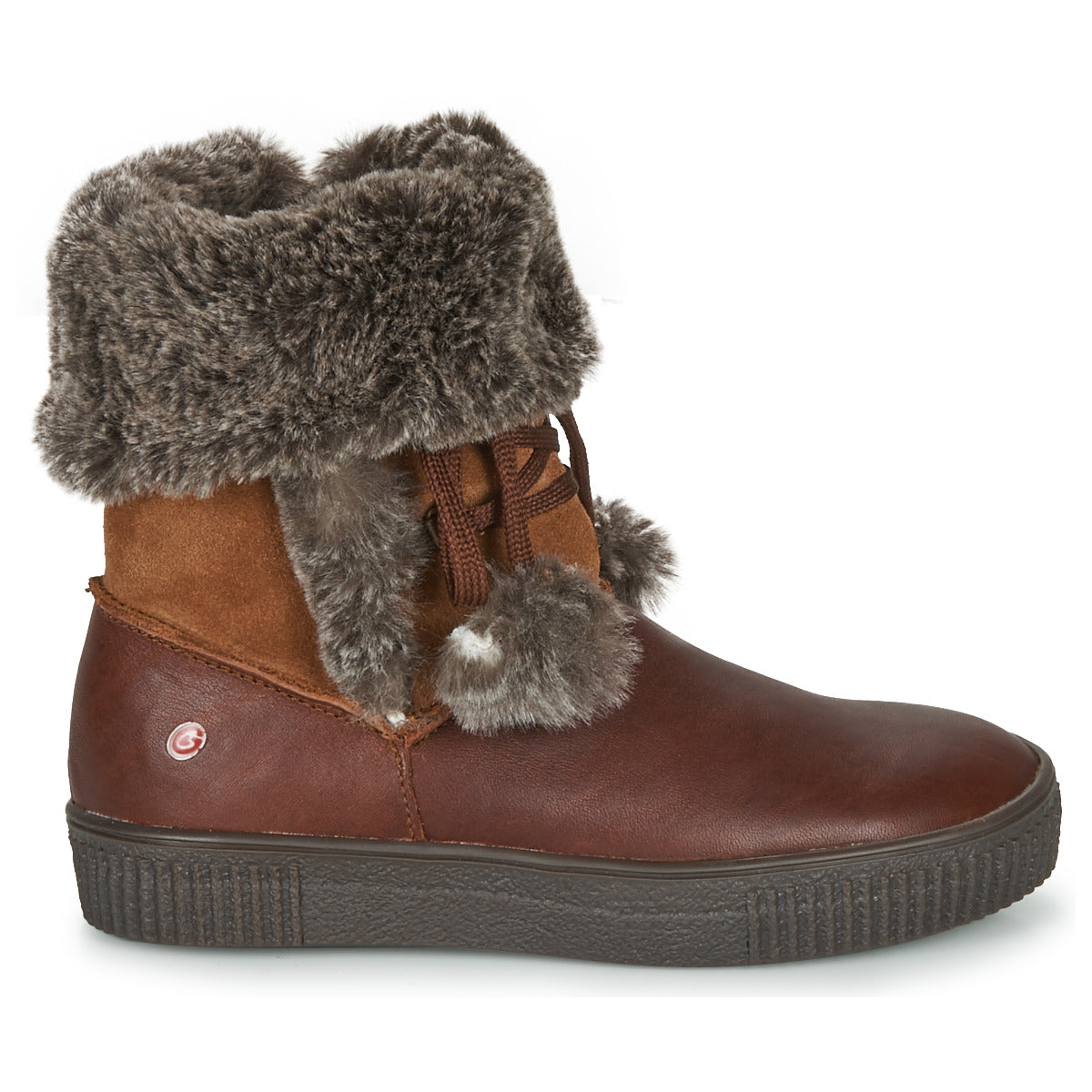 Stivaletti bambini ragazza GBB NOUSTIK Marrone