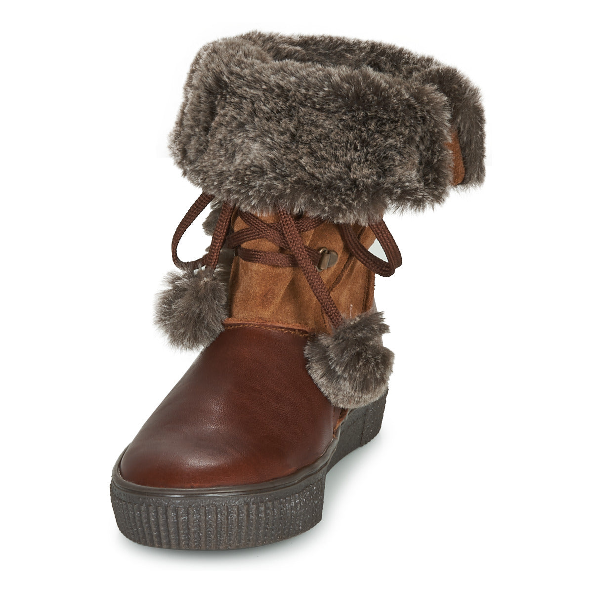 Stivaletti bambini ragazza GBB NOUSTIK Marrone