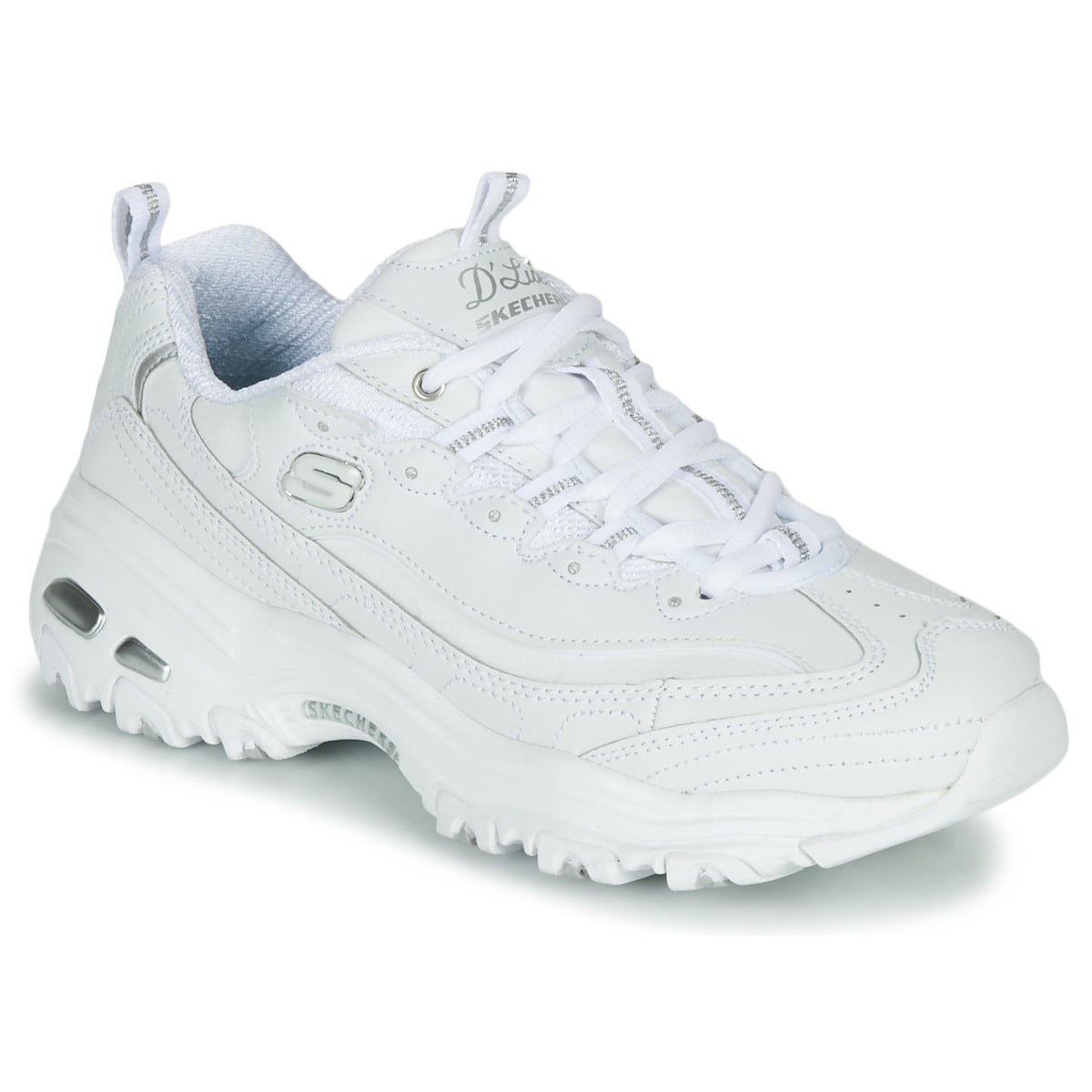 Sneakers basse Donna Skechers  D'LITES  Bianco