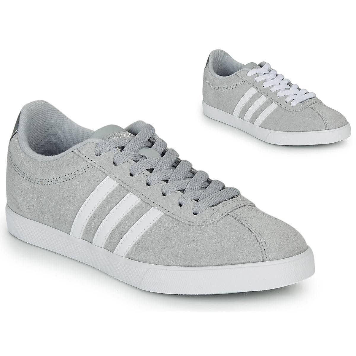 Sneakers basse Donna adidas COURTSET GRIS
