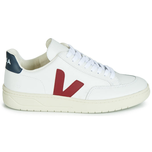 Sneakers Uomo Veja V-12 LEATHER Bianco