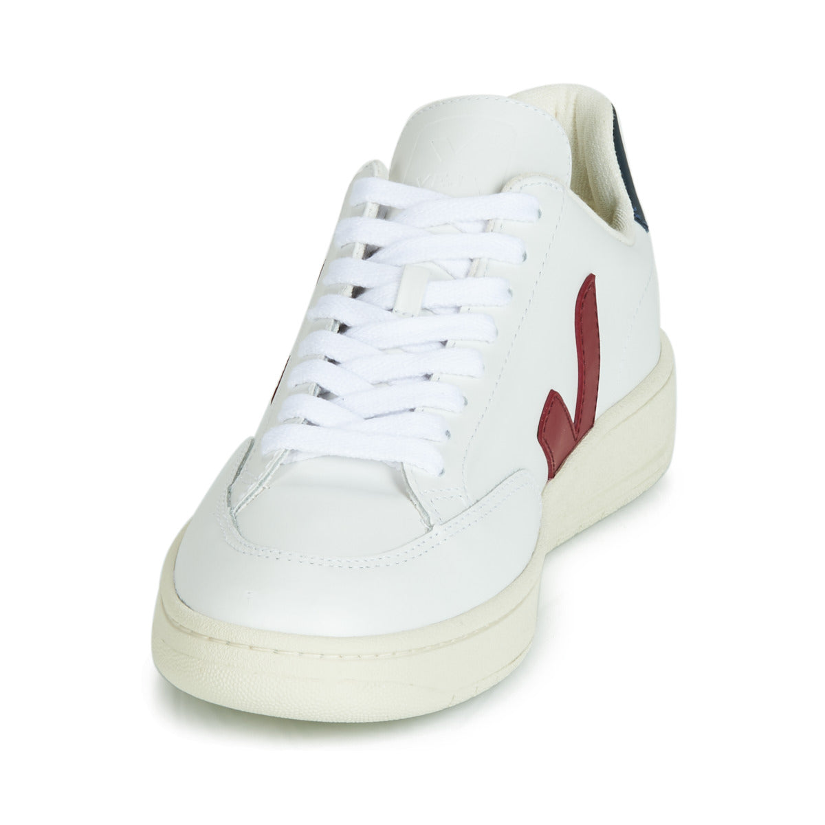 Sneakers Uomo Veja V-12 LEATHER Bianco
