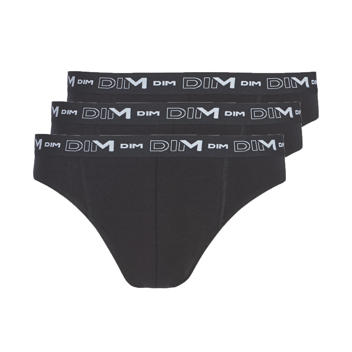 Slip Uomo DIM COTON STRETCH X3 Nero