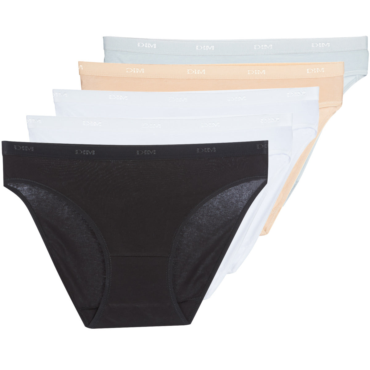 Culotte e slip Donna DIM ECODIM COTON X 5 Nero