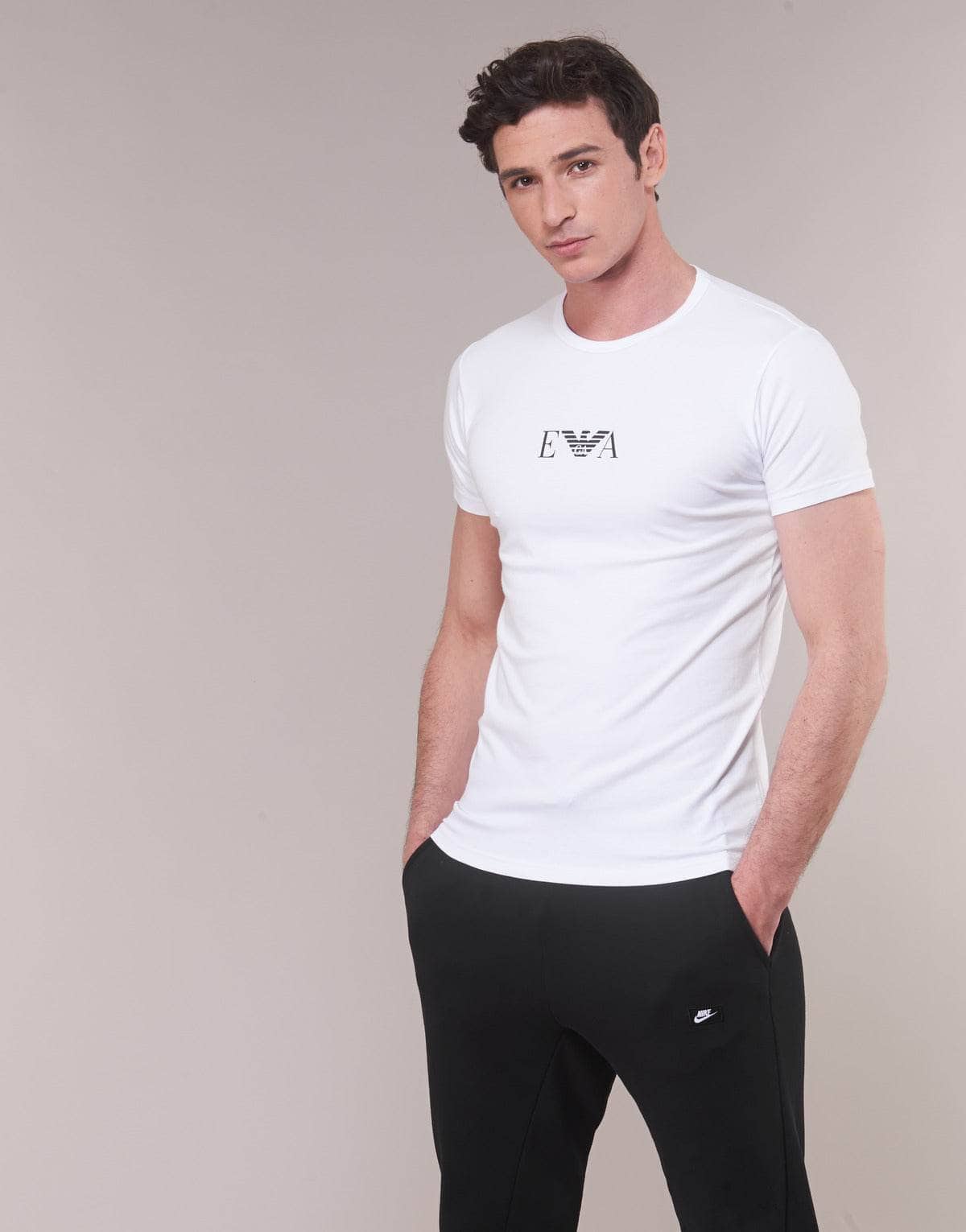 T-shirt Uomo Emporio Armani CC715-PACK DE 2 Bianco