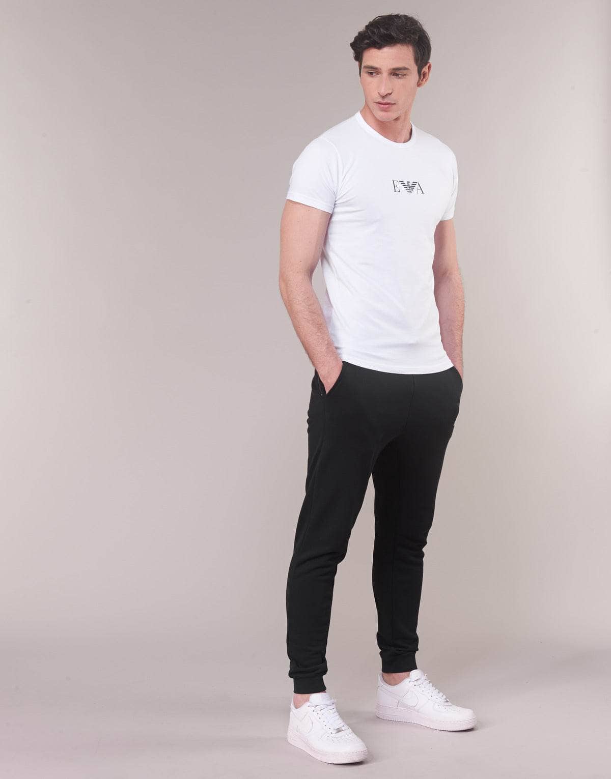 T-shirt Uomo Emporio Armani CC715-PACK DE 2 Bianco