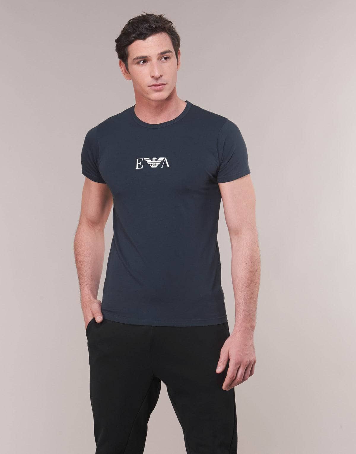 T-shirt Uomo Emporio Armani CC715-PACK DE 2 Marine