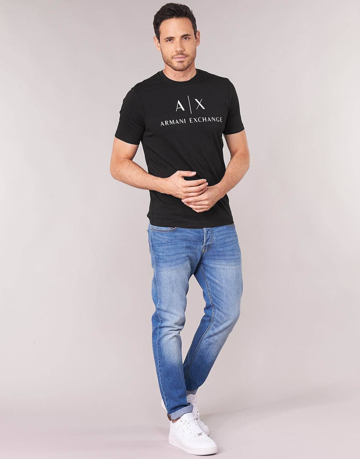 T-shirt Uomo Armani Exchange 8NZTCJ Nero