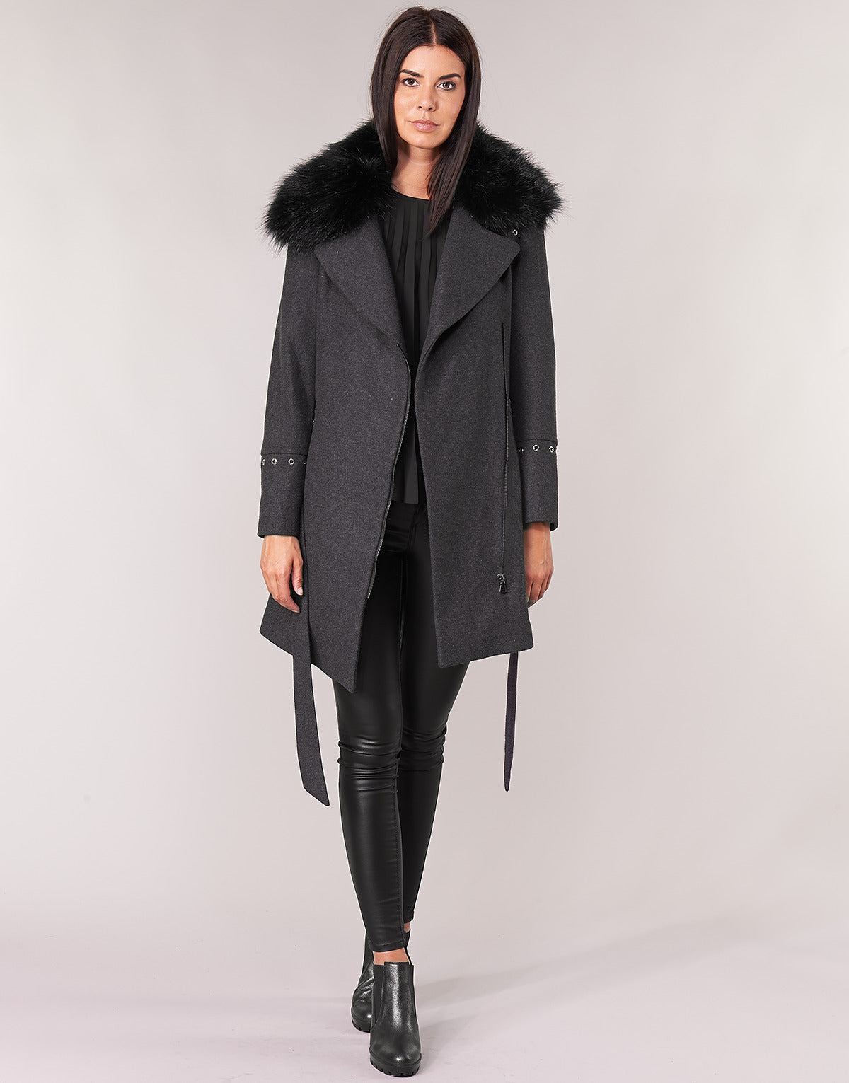 Mantella Donna Moony Mood LITEA Grigio