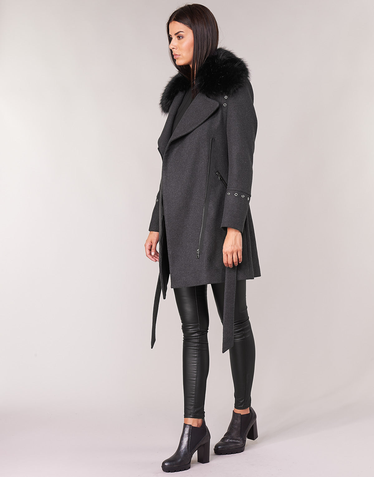 Mantella Donna Moony Mood LITEA Grigio